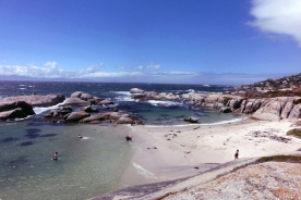 A smaller beach in Simons Town, Cape Town