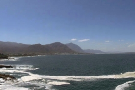 Coastline in Hermanus area, Western Cape