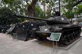 busy in the cities of Vietnam HO CHI MINH WAR REMNANTS MUSEUM