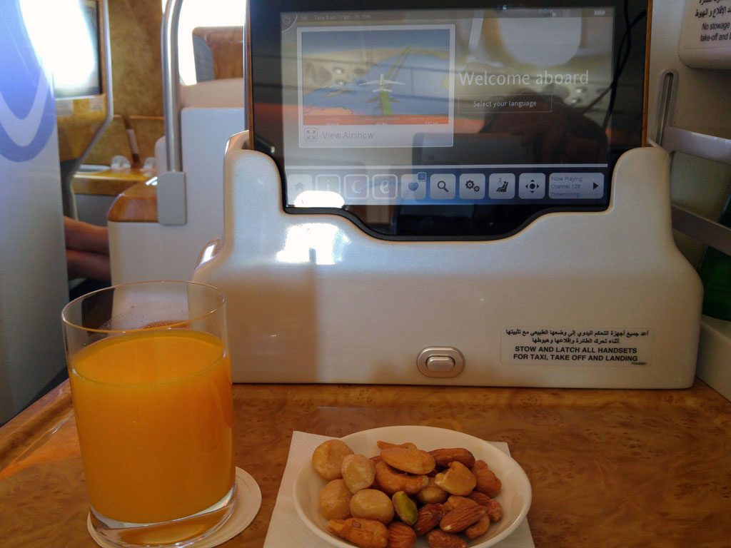 Emirates A380 business class review Dubai to London