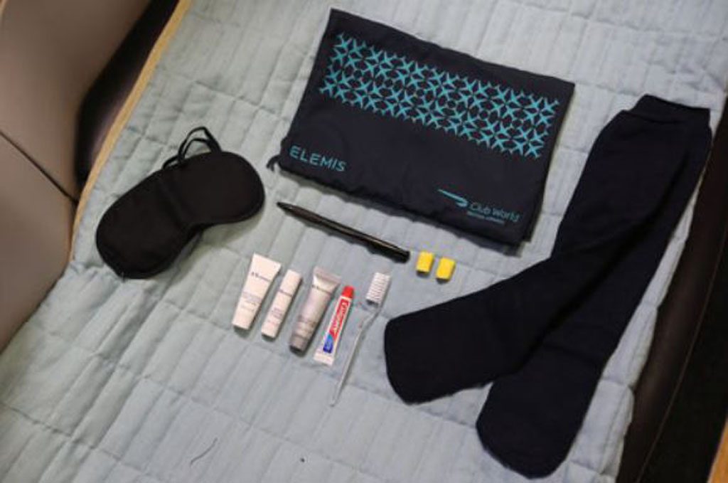 BA A380 business class flight London to Singapore