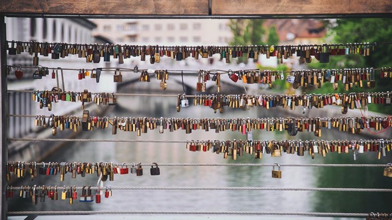 lovelocks-bridge things to do in -Ljubljana