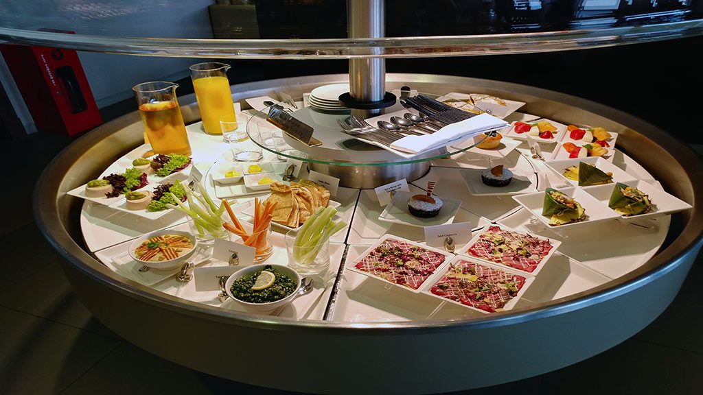 Emirates business class lounge KualaLumpur