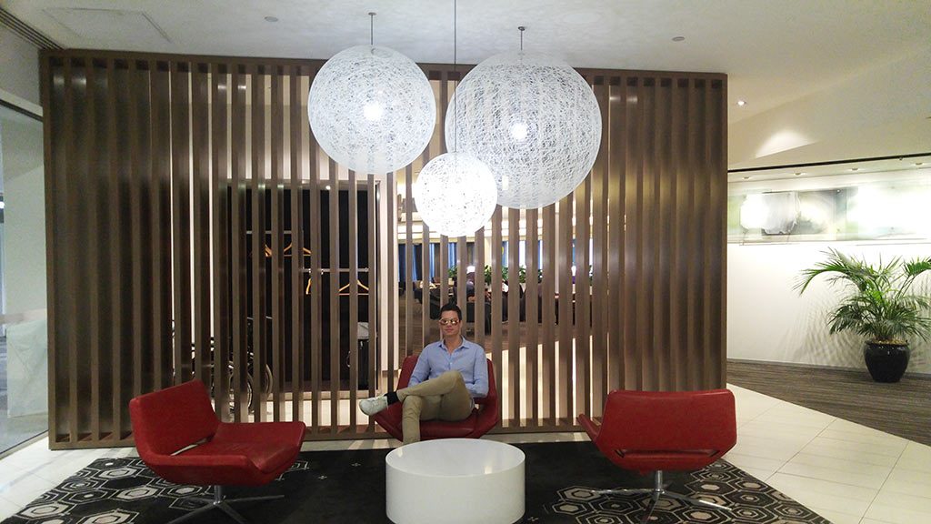 Qantas business class lounge Melbourne International review only1invillage