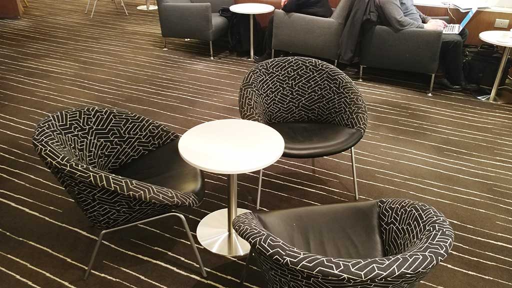 Qantas business class lounge Melbourne International review only1invillage