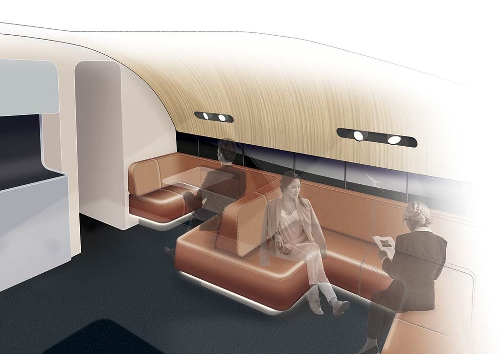 Qantas A380 business class cabin flight review Melbourne to Singapore Only1invillage