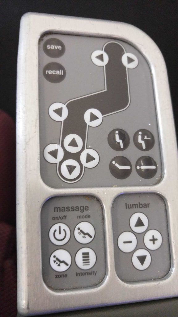 Qantas A380 business class cabin flight review Melbourne to Singapore Only1invillage