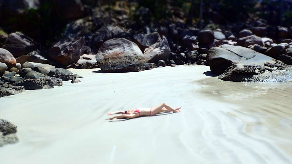 pristine empty beaches