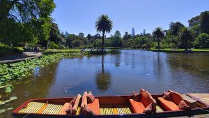 Row Boat Royal Botanical Gardens Melbourne