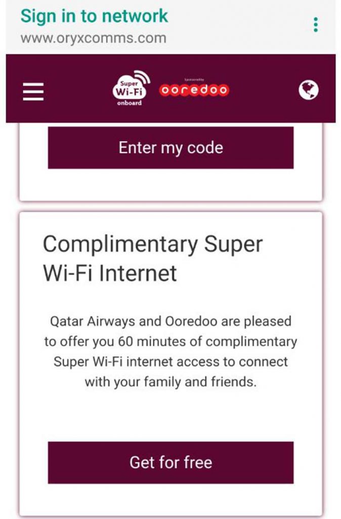 Qatar Qsuite A350-1000 Doha to Singapore review complimentary 60 mins wi-fi internet on boardbusiness class