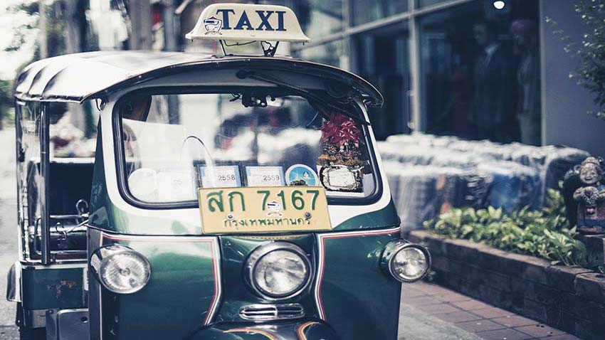 Don Mueang and Suvarnabhumi airport tuk tuk