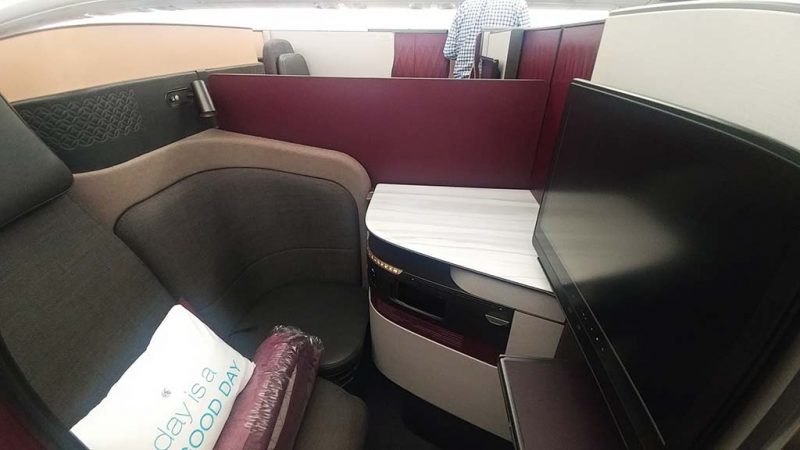 Qatar Qsuite A350 Business Class