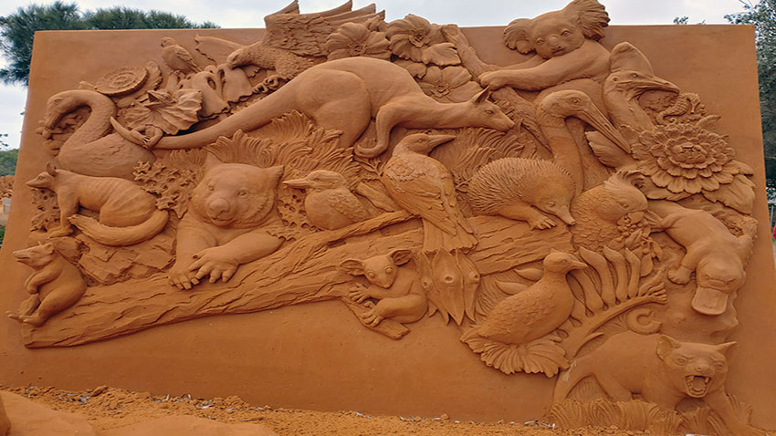 Phillip Island Sand Sculpture