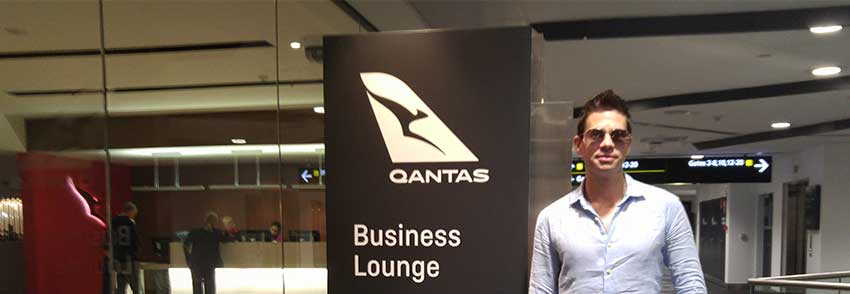 Qantas Sydney Domestic Business Class Lounge 1